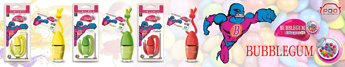 Žvýkačková vůně do auta Little Bottle Bubblegum